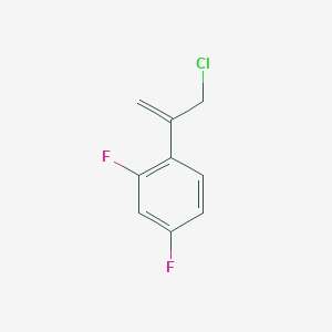 molecular formula C9H7ClF2 B2871724 1-(1-Chloromethyl-vinyl)-2,4-difluoro-benzene CAS No. 156570-10-4