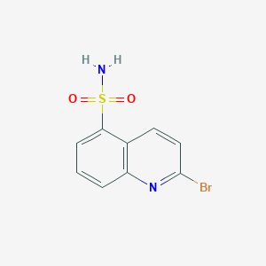 molecular formula C9H7BrN2O2S B2871739 2-Bromoquinoline-5-sulfonamide CAS No. 2287301-56-6
