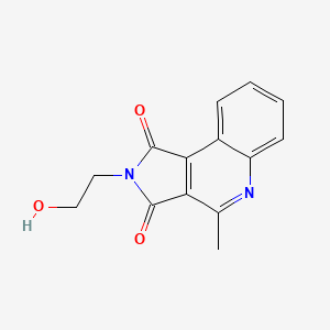 2-(2-hydroxyethyl)-4-methyl-1H-pyrrolo[3,4-c]quinoline-1,3(2H)-dione