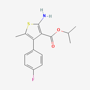 Isopropyl 2-amino-4-(4-fluorophenyl)-5-methylthiophene-3-carboxylate