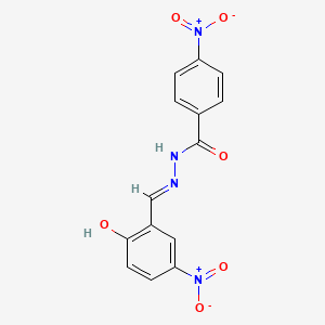 N'-(2-hydroxy-5-nitrobenzylidene)-4-nitrobenzohydrazide