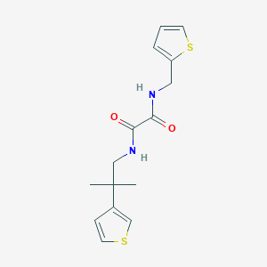 N1-(2-methyl-2-(thiophen-3-yl)propyl)-N2-(thiophen-2-ylmethyl)oxalamide