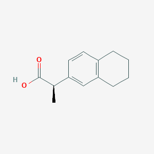 (2R)-2-(5,6,7,8-Tetrahydronaphthalen-2-yl)propanoic acid