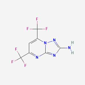 2-Amino-5,7-bis(trifluoromethyl)-[1,2,4]triazolo[1,5-a]pyrimidine