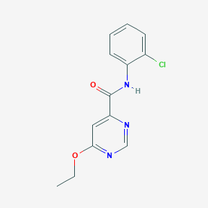 B2871840 N-(2-chlorophenyl)-6-ethoxypyrimidine-4-carboxamide CAS No. 2034363-30-7