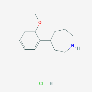 molecular formula C13H20ClNO B2871845 4-(2-Methoxyphenyl)azepane hydrochloride CAS No. 2089277-70-1