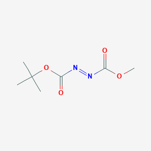molecular formula C7H12N2O4 B2871854 (E)-N-[(methoxycarbonyl)imino](tert-butoxy)formamide CAS No. 25542-19-2