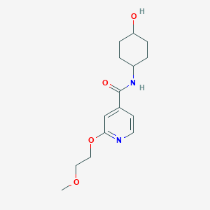 N-(4-hydroxycyclohexyl)-2-(2-methoxyethoxy)isonicotinamide
