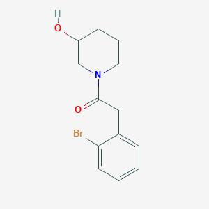 2-(2-Bromophenyl)-1-(3-hydroxypiperidin-1-yl)ethanone