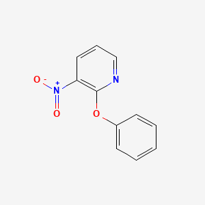 molecular formula C11H8N2O3 B2871936 3-硝基-2-苯氧基吡啶 CAS No. 76893-44-2