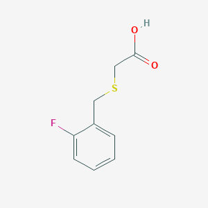 [(2-Fluorobenzyl)sulfanyl]acetic acid