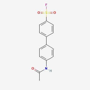 molecular formula C14H12FNO3S B2871984 4-(4-乙酰氨基苯基)苯磺酰氟 CAS No. 2137899-02-4