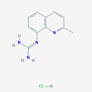 molecular formula C11H13ClN4 B2871996 N-(2-methylquinolin-8-yl)guanidine hydrochloride CAS No. 1808853-09-9