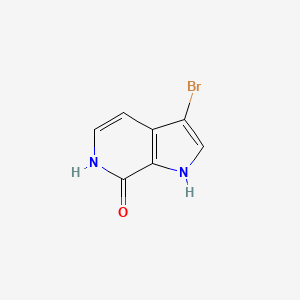 molecular formula C7H5BrN2O B2872019 3-Bromo-1H-pyrrolo[2,3-c]pyridin-7-ol CAS No. 1190314-15-8