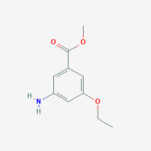 molecular formula C10H13NO3 B2872071 Methyl 3-amino-5-ethoxybenzoate CAS No. 706792-04-3