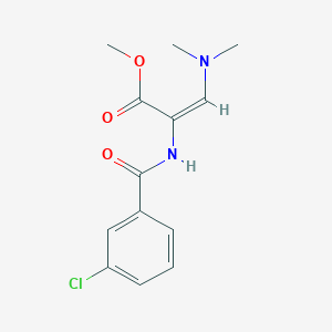 methyl (E)-2-[(3-chlorobenzoyl)amino]-3-(dimethylamino)prop-2-enoate