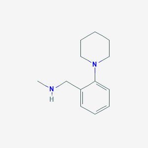 molecular formula C13H20N2 B2872097 N-甲基-N-(2-哌啶-1-基苯甲基)胺 CAS No. 871217-35-5