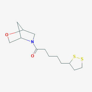 1-(2-Oxa-5-azabicyclo[2.2.1]heptan-5-yl)-5-(1,2-dithiolan-3-yl)pentan-1-one