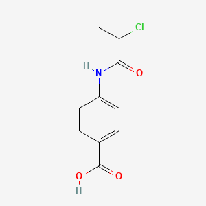 4-[(2-Chloropropanoyl)amino]benzoic acid