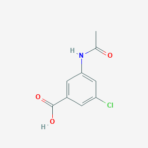 molecular formula C9H8ClNO3 B2872152 3-Acetamido-5-chlorobenzoic acid CAS No. 58123-67-4