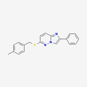 6-((4-Methylbenzyl)thio)-2-phenylimidazo[1,2-b]pyridazine
