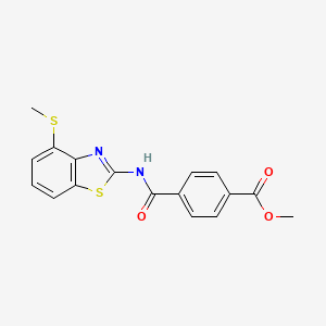 Methyl 4-((4-(methylthio)benzo[d]thiazol-2-yl)carbamoyl)benzoate