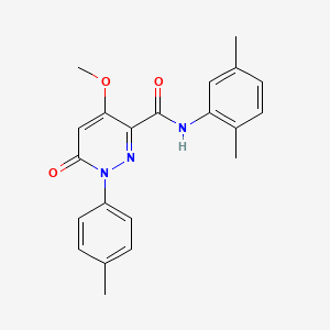 N-(2,5-dimethylphenyl)-4-methoxy-1-(4-methylphenyl)-6-oxopyridazine-3-carboxamide