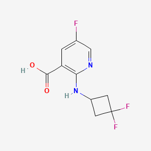 2-(3,3-Difluorocyclobutylamino)-5-fluoronicotinic acid