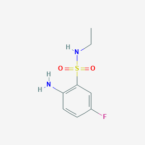 2-amino-N-ethyl-5-fluorobenzene-1-sulfonamide