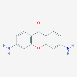 molecular formula C13H10N2O2 B2872269 3,6-二氨基-9H-黄嘌呤-9-酮 CAS No. 71641-67-3