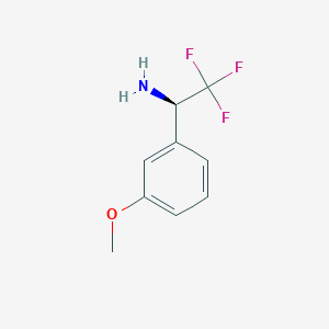 molecular formula C9H10F3NO B2872270 (R)-2,2,2-三氟-1-(3-甲氧基苯基)乙胺 CAS No. 1213162-90-3