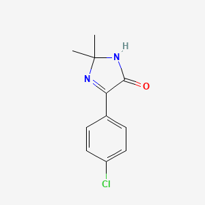 5-(4-chlorophenyl)-2,2-dimethyl-2,3-dihydro-4H-imidazol-4-one