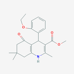 Methyl 4-(2-ethoxyphenyl)-2,7,7-trimethyl-5-oxo-1,4,5,6,7,8-hexahydroquinoline-3-carboxylate