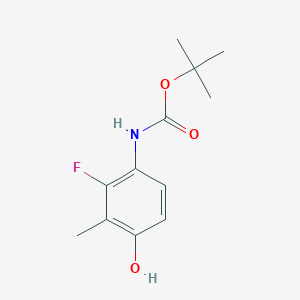 4-(Boc-amino)-3-fluoro-2-methylphenol