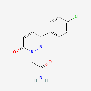 2-(3-(4-Chlorophenyl)-6-oxopyridazin-1(6H)-yl)acetamide