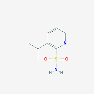 molecular formula C8H12N2O2S B2872388 3-Isopropylpyridine-2-sulfonamide CAS No. 2089377-22-8