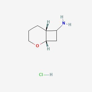 (1S,6R)-2-Oxabicyclo[4.2.0]octan-7-amine;hydrochloride