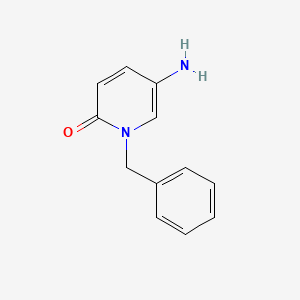 molecular formula C12H12N2O B2872418 5-Amino-1-benzyl-1,2-dihydropyridin-2-one CAS No. 337962-79-5