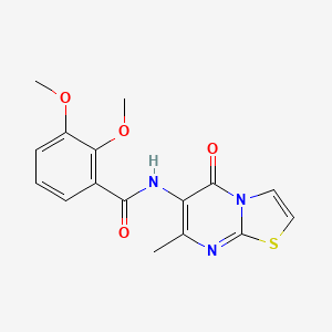 molecular formula C16H15N3O4S B2872419 N-(2-chloro-4-methylphenyl)-2-[2-(5-cyclobutyl-1,3,4-oxadiazol-2-yl)-1H-pyrrol-1-yl]acetamide CAS No. 954672-82-3