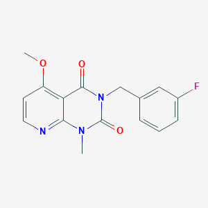 3-(3-Fluorobenzyl)-5-methoxy-1-methyl-pyrido[2,3-d]pyrimidine-2,4-quinone