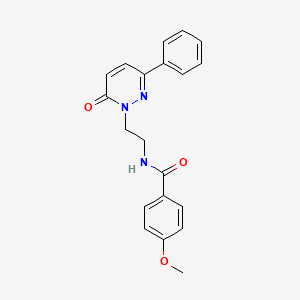4-methoxy-N-(2-(6-oxo-3-phenylpyridazin-1(6H)-yl)ethyl)benzamide