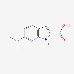 molecular formula C12H13NO2 B2872509 6-isopropyl-1H-indole-2-carboxylic acid CAS No. 383132-73-8