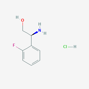 molecular formula C8H11ClFNO B2872511 (S)-2-氨基-2-(2-氟苯基)乙醇盐酸盐 CAS No. 1269773-22-9