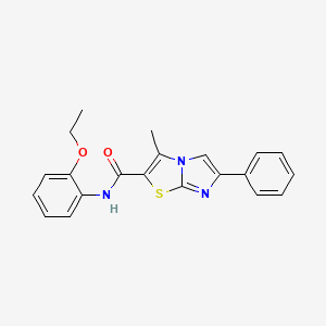 N-(2-ethoxyphenyl)-3-methyl-6-phenylimidazo[2,1-b][1,3]thiazole-2-carboxamide
