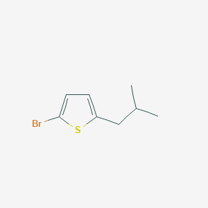 molecular formula C8H11BrS B2872520 2-Bromo-5-(2-methylpropyl)thiophene CAS No. 1522107-19-2
