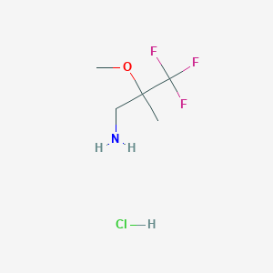 3,3,3-Trifluoro-2-methoxy-2-methylpropan-1-amine hydrochloride