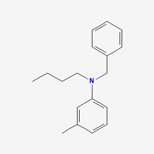 molecular formula C18H23N B2872615 N-Benzyl-N-butyl-3-methylaniline CAS No. 187101-94-6