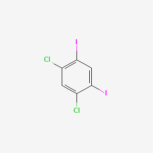 molecular formula C6H2Cl2I2 B2872630 1,5-Dichloro-2,4-diiodobenzene CAS No. 201734-79-4