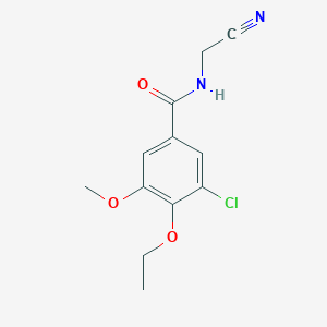 3-chloro-N-(cyanomethyl)-4-ethoxy-5-methoxybenzamide