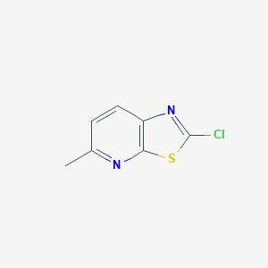 molecular formula C7H5ClN2S B2872692 2-Chloro-5-methylthiazolo[5,4-b]pyridine CAS No. 1190927-27-5